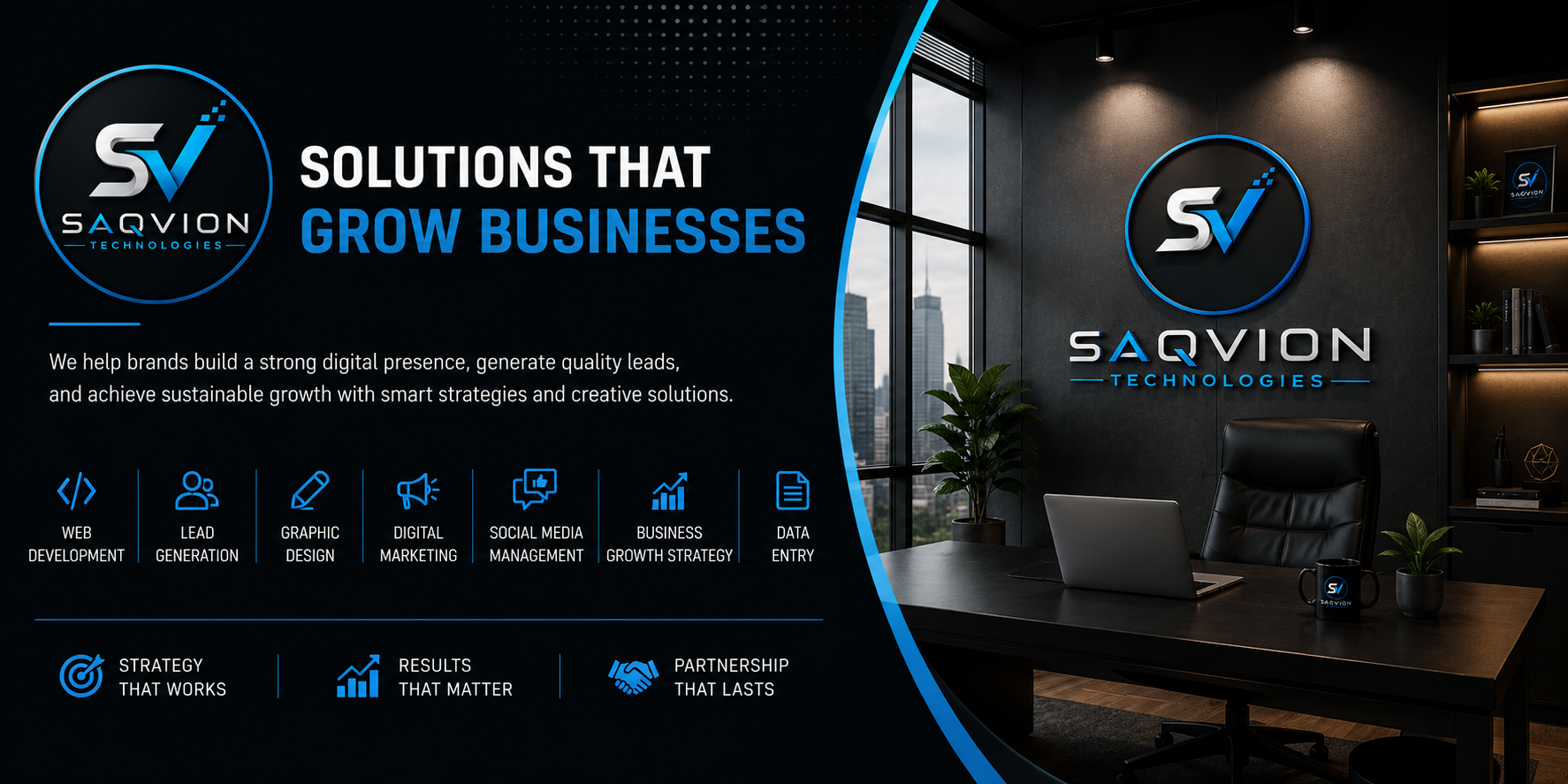 SAQVION Banner